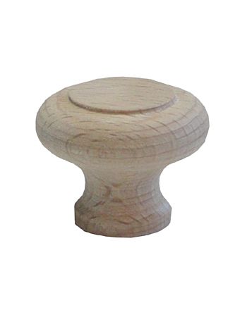 Knopf Buche roh 3mm Durchmesser 32mm 3103202