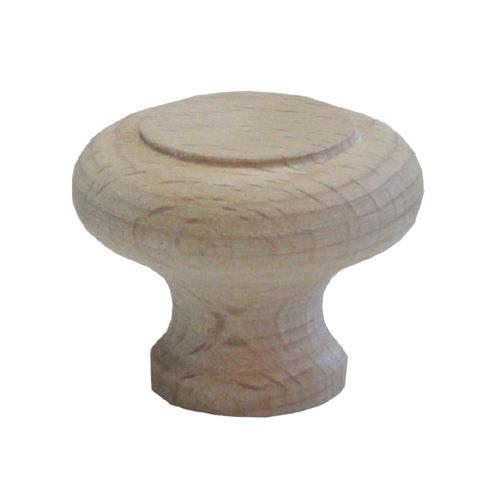 Knopf Buche roh 3mm Durchmesser 32mm 3103202