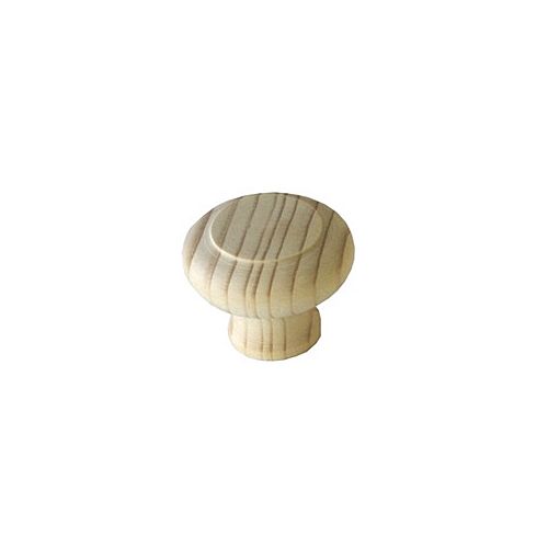 Knopf Kiefer roh 3mm Durchmesser 32mm 3103208