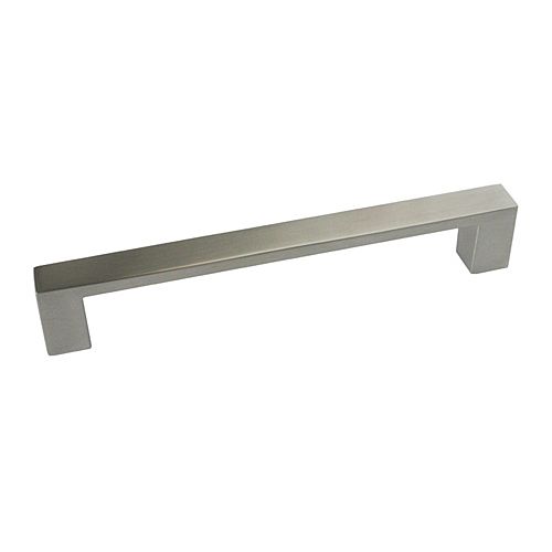 Gehrungsgriff Edelstahl 16x6mm Sockel 16x16mm LA 256mm 50550256