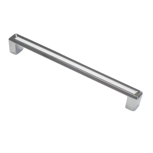 Metallgriff Chrom/weiß M4 LA 128mm 7135012880